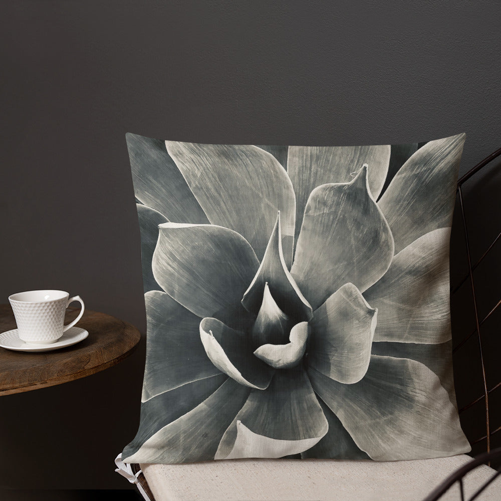 Agave (b + w) {a premium pillow}
