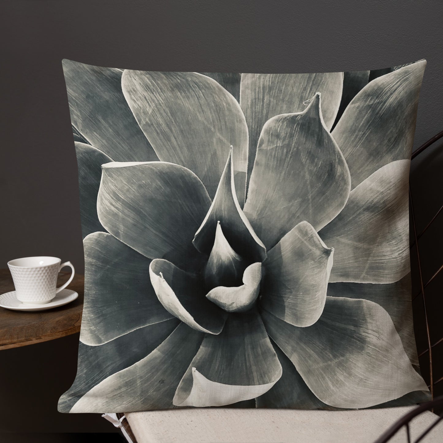 Agave (b + w) {a premium pillow}