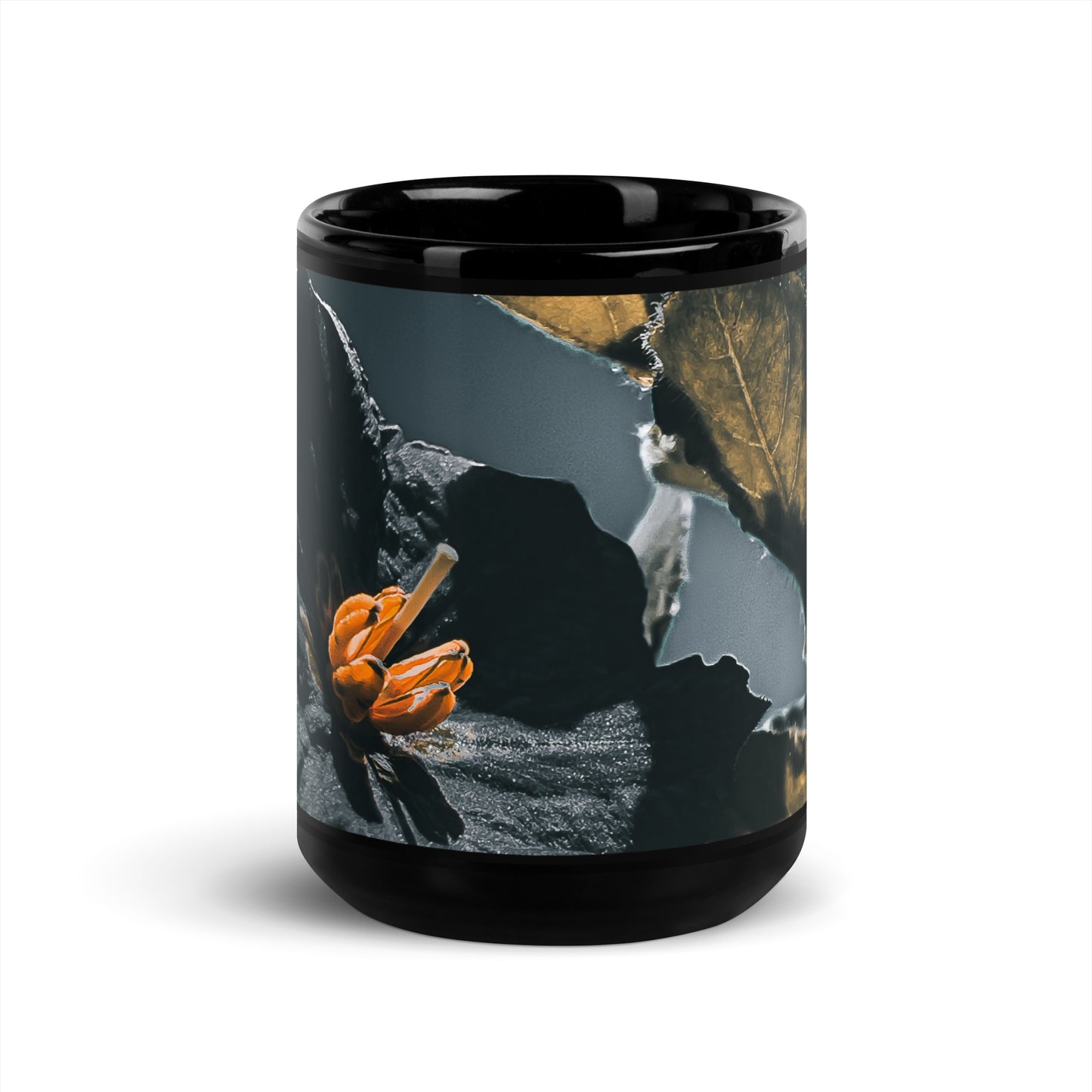 Nights of Cabiria {a black glossy mug}