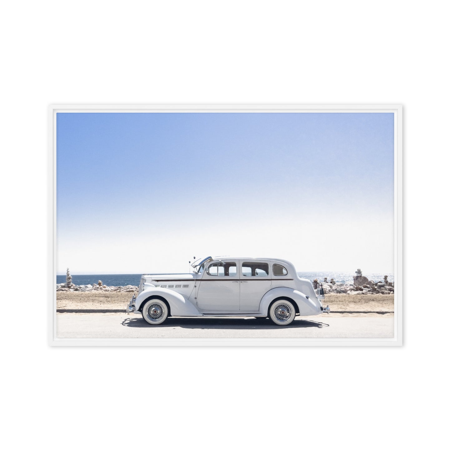 Balanced Beach Buggy {a framed canvas}