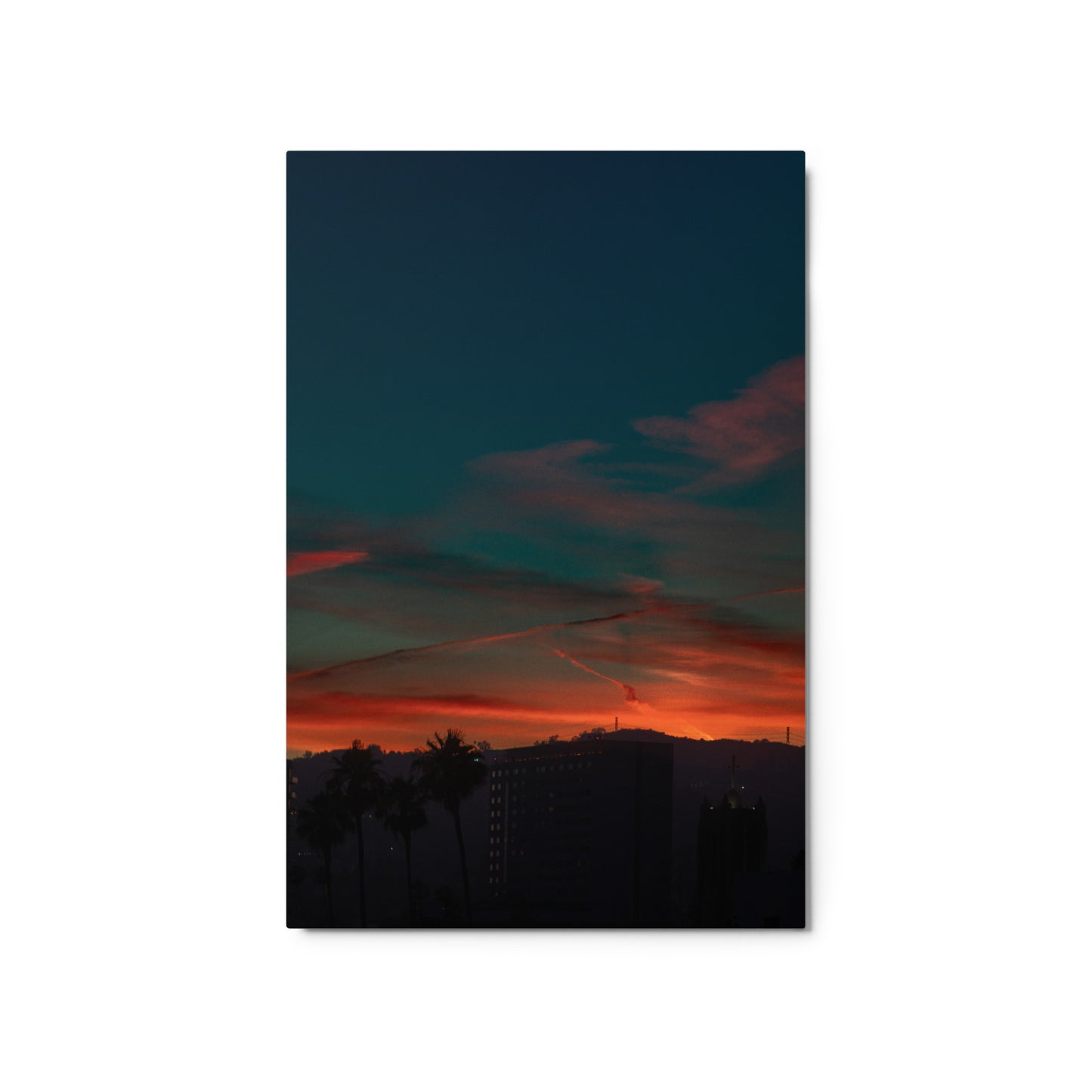 Enhanced Evening {a metal print}