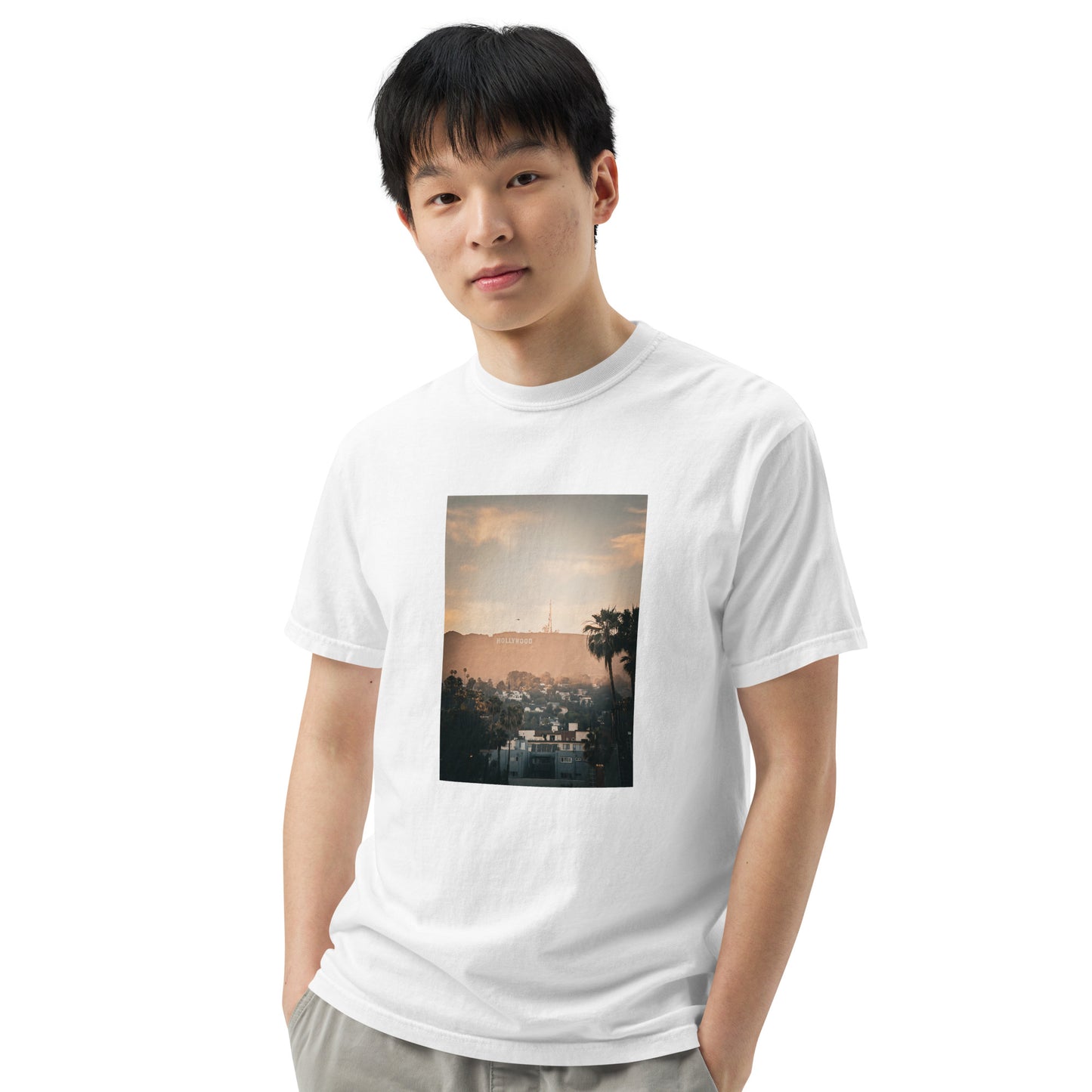 Hollywood in Summer {a men’s garment-dyed heavyweight t-shirt}
