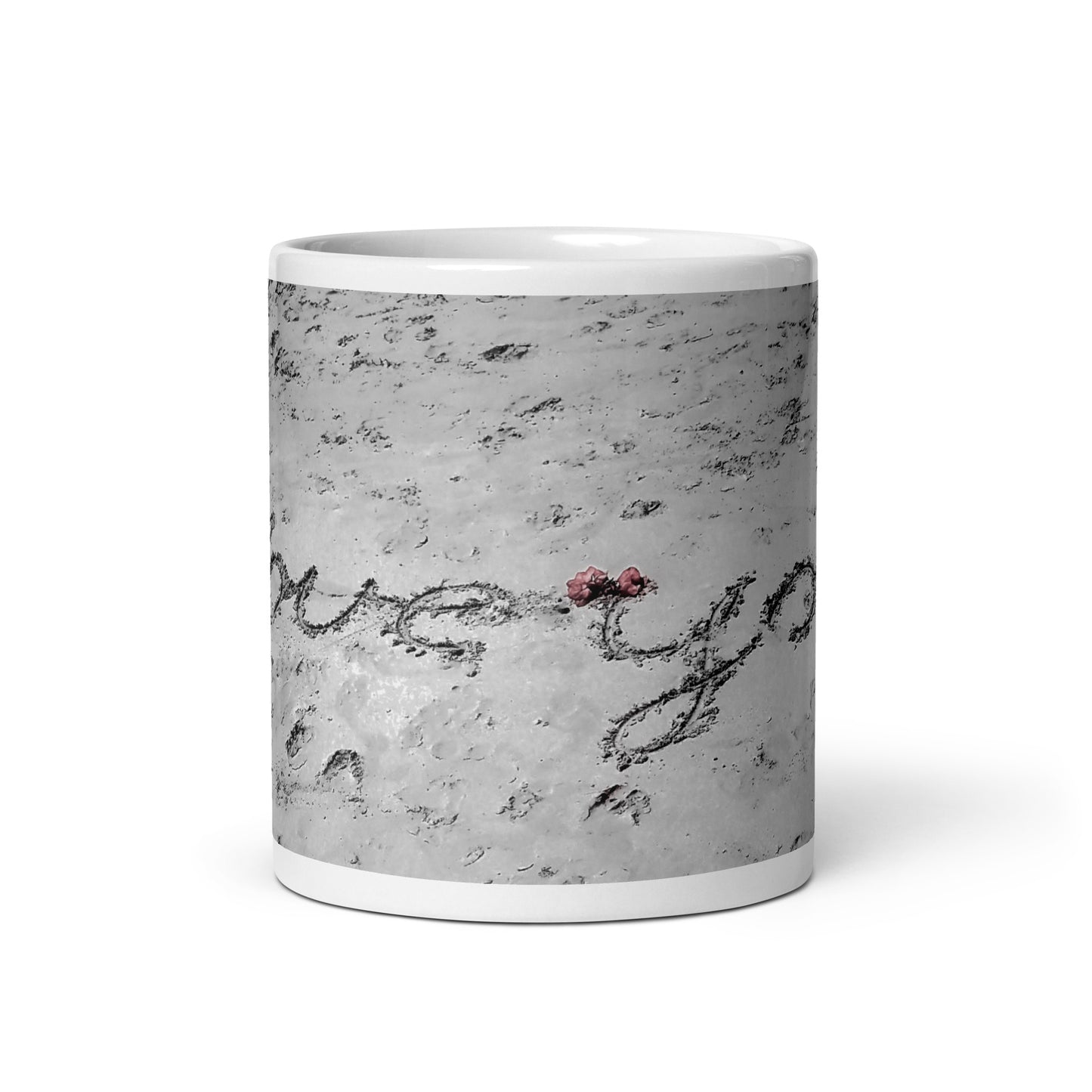 i love you {a white glossy mug}