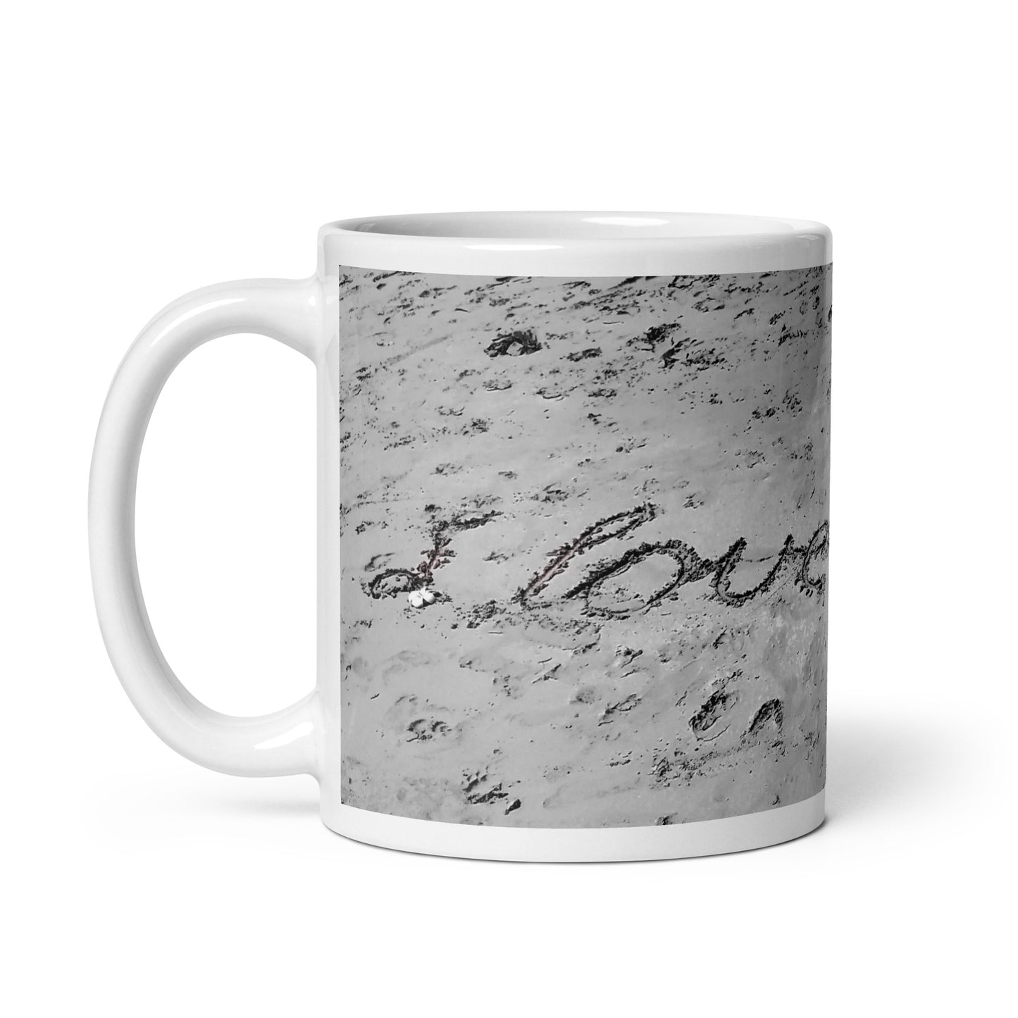 i love you {a white glossy mug}