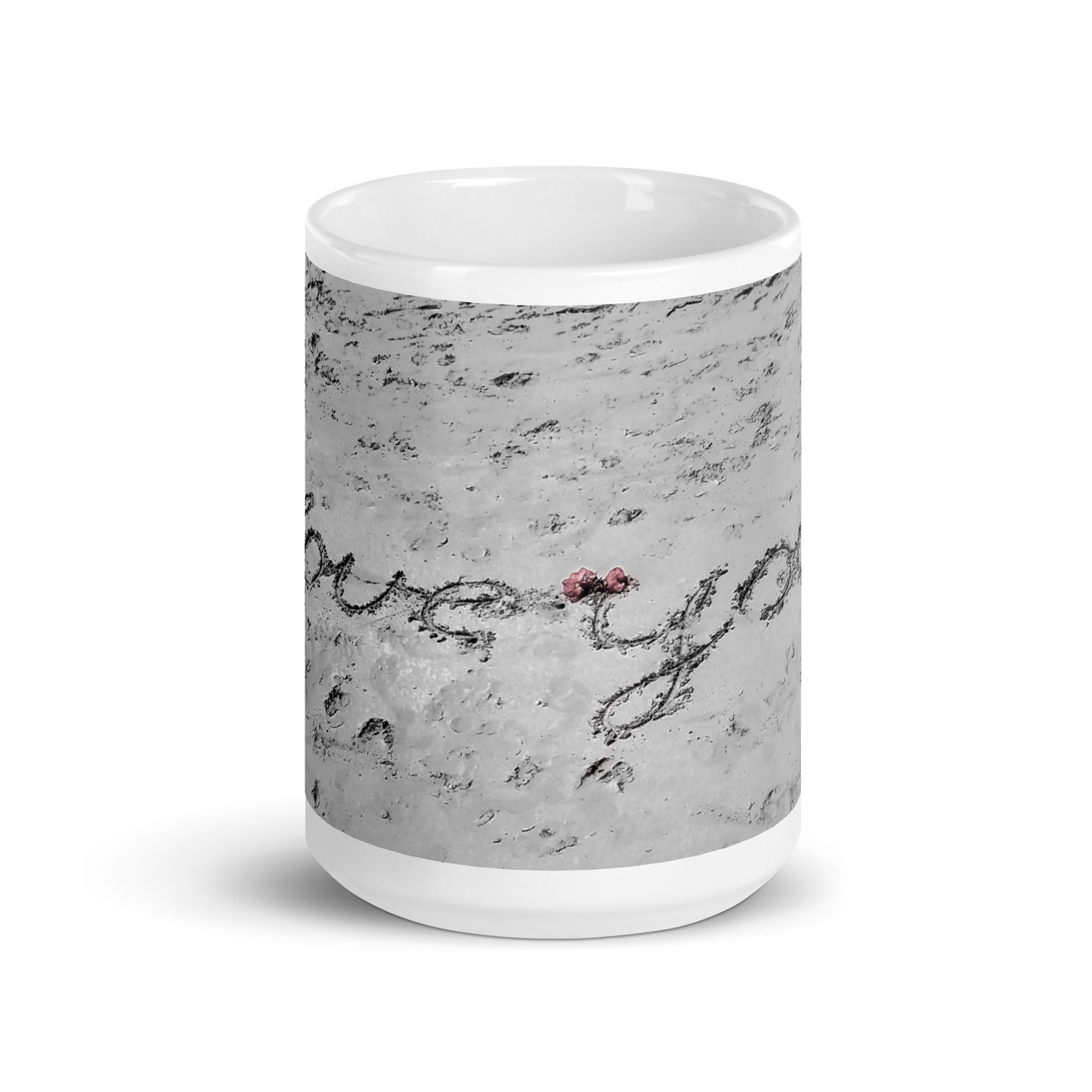 i love you {a white glossy mug}