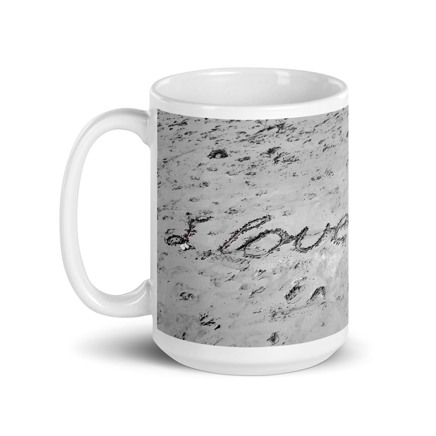 i love you {a white glossy mug}