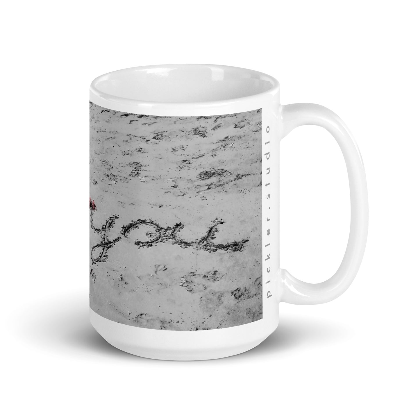 i love you {a white glossy mug}