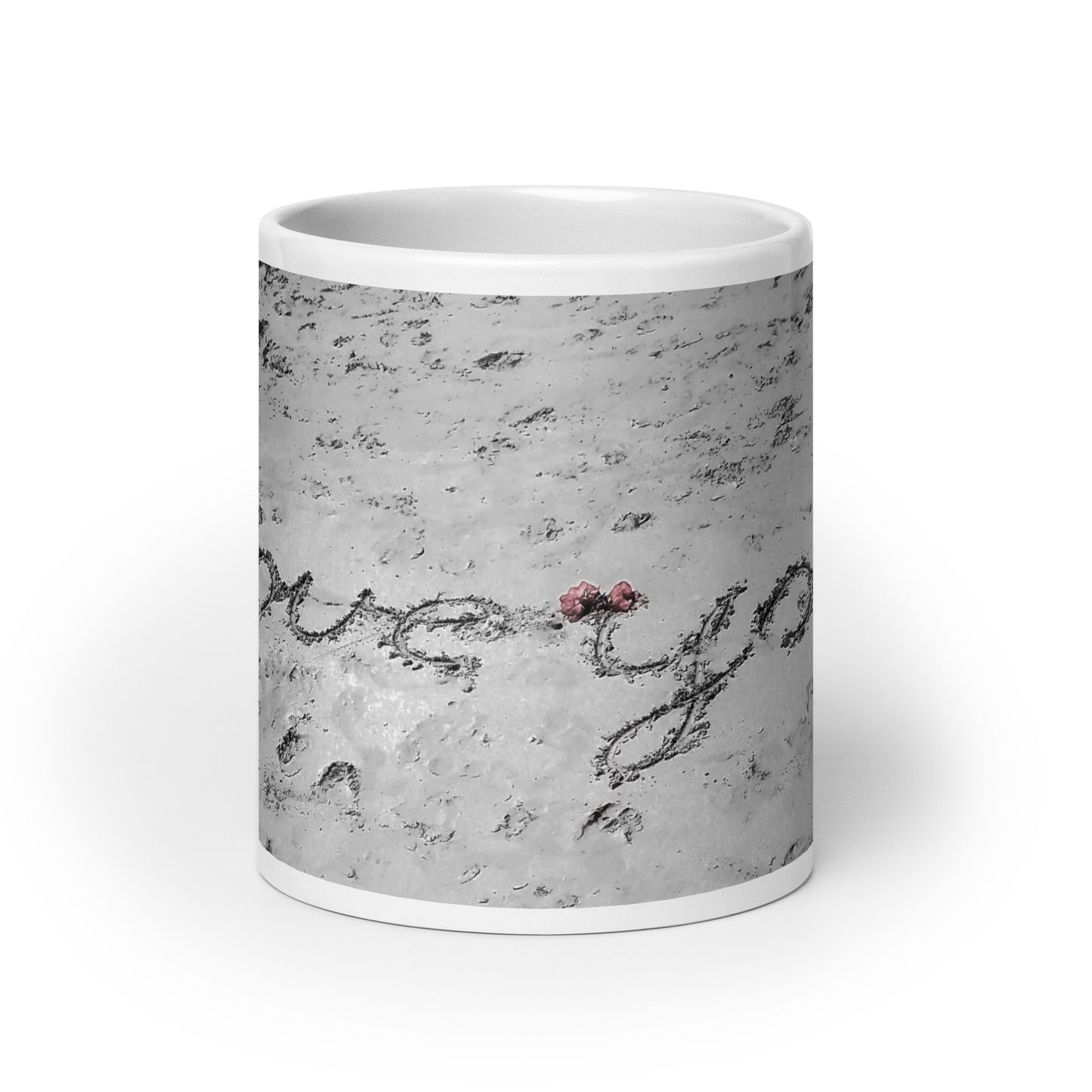 i love you {a white glossy mug}