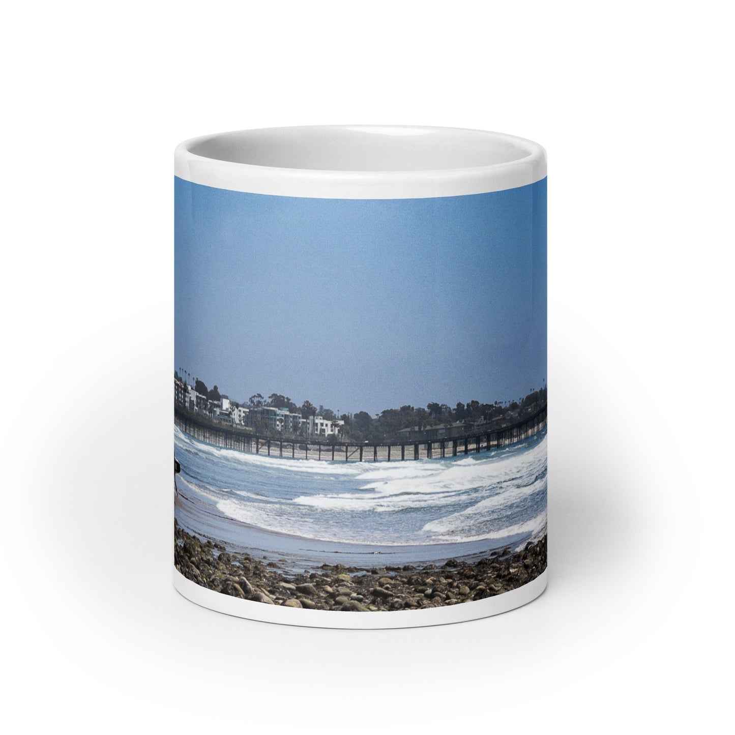 Surfin' USA {a white glossy mug}
