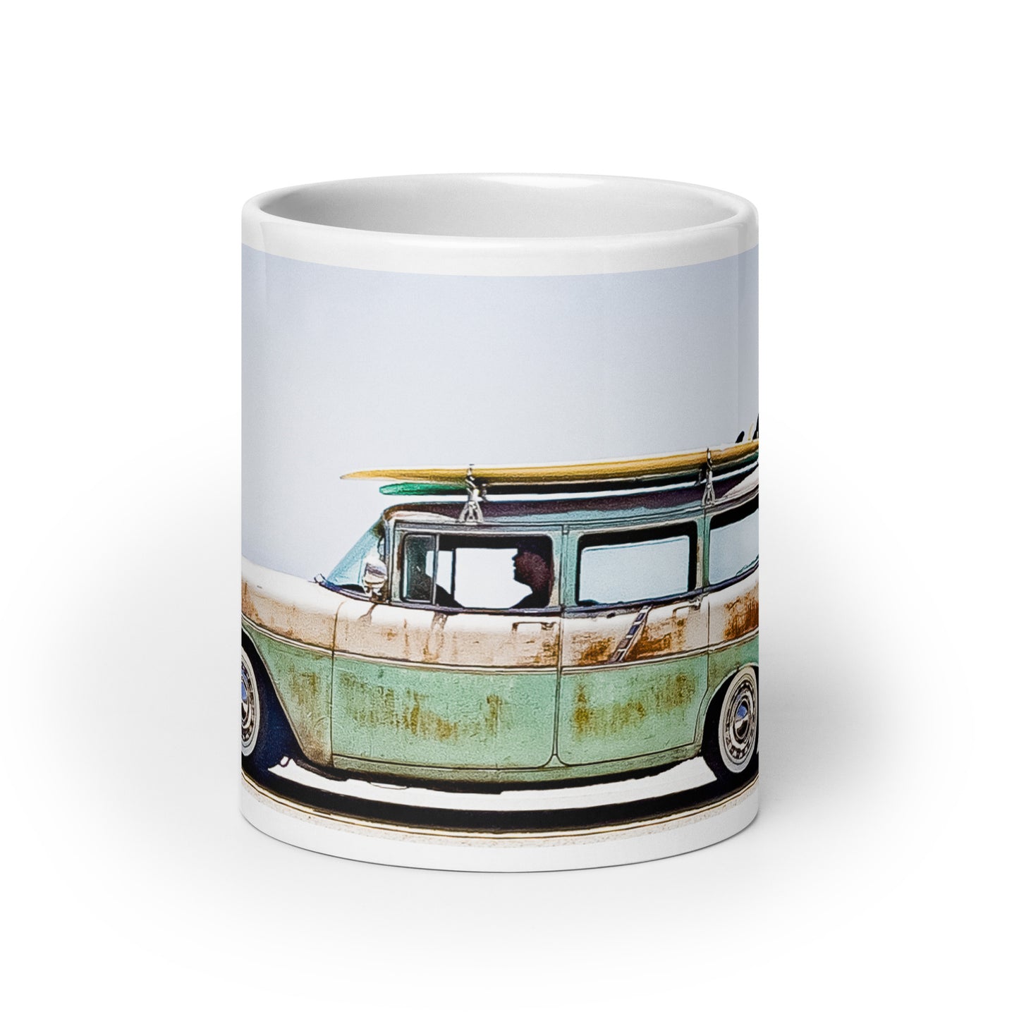 Rusted! {a white glossy mug}