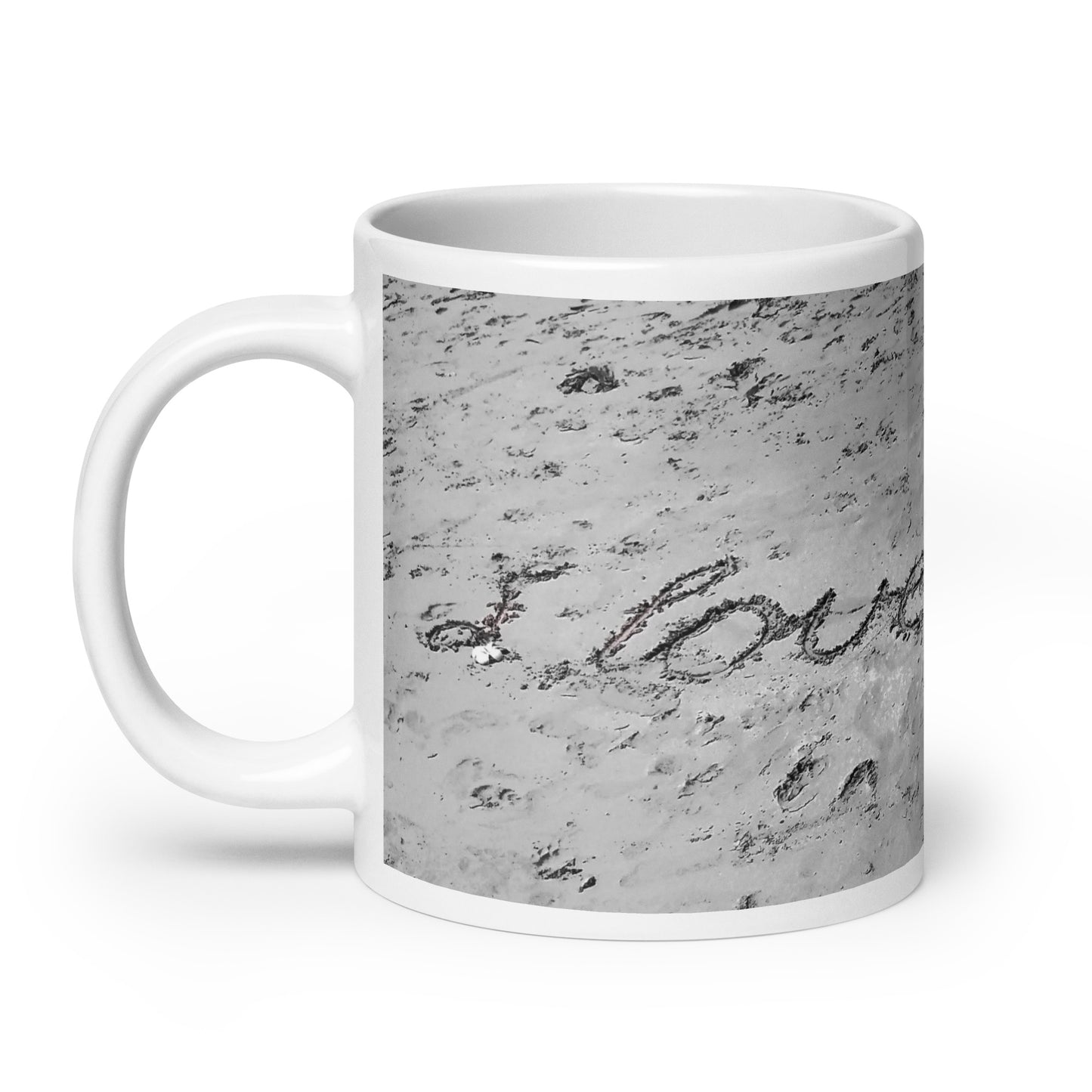 i love you {a white glossy mug}