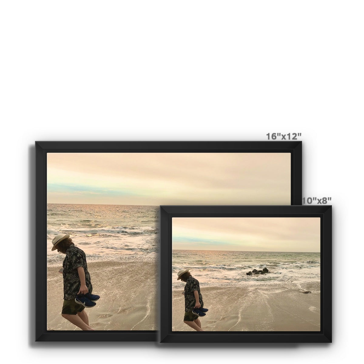 Point Dume Framed Canvas