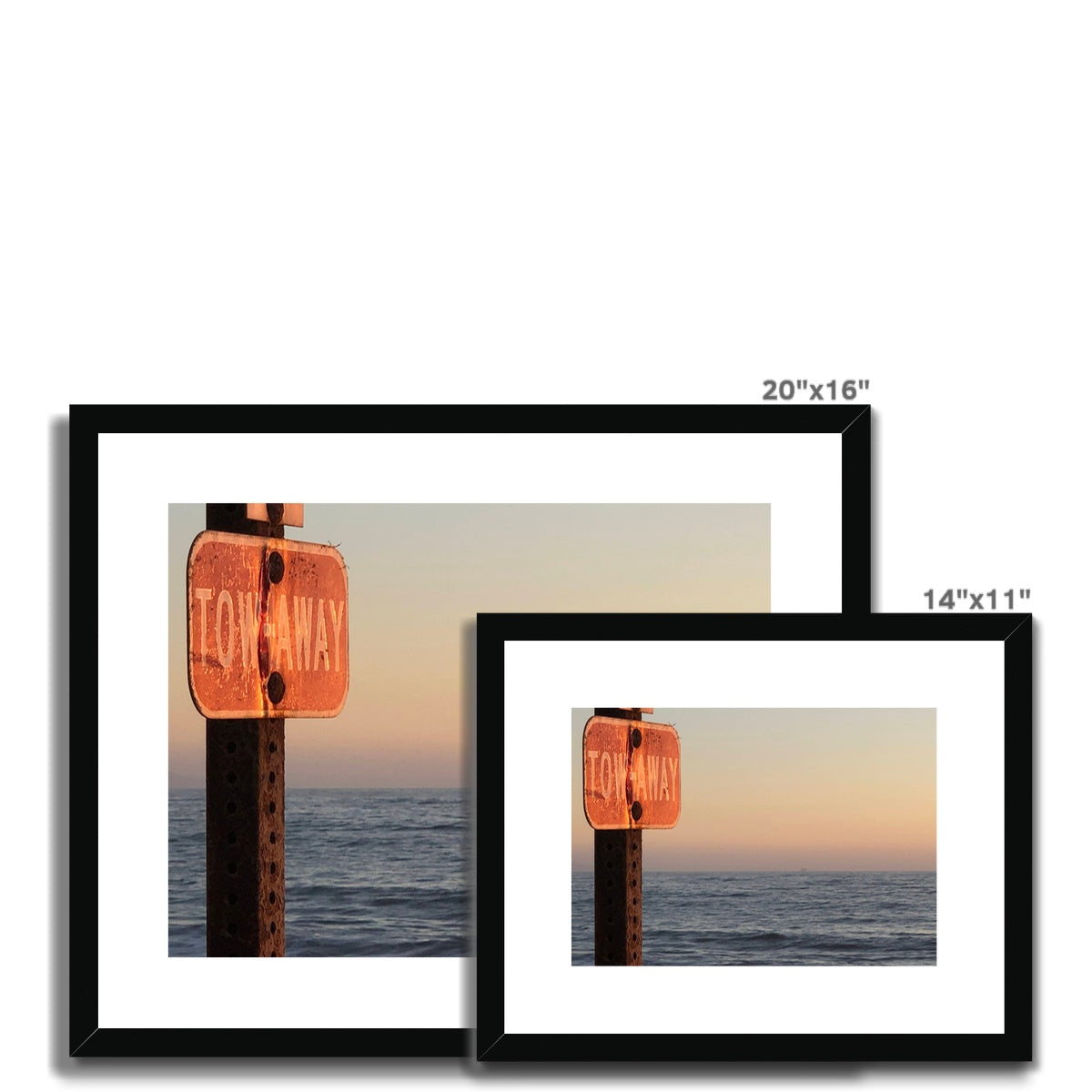 TOW AWAY Framed & Mounted Print