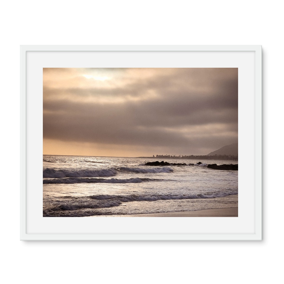 Moody Sunday Framed Photo Tile