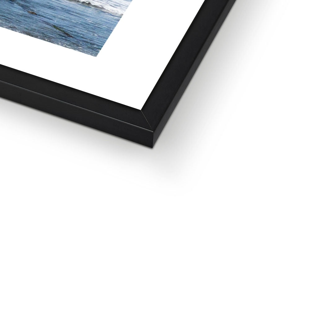 Flock of Surfers 2 Framed Print