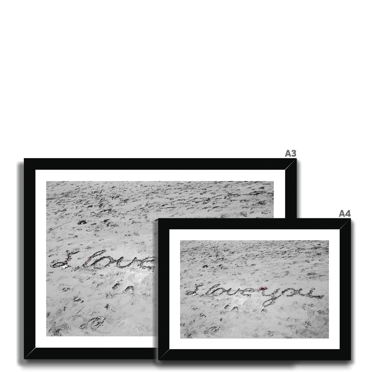 i love you Framed Print