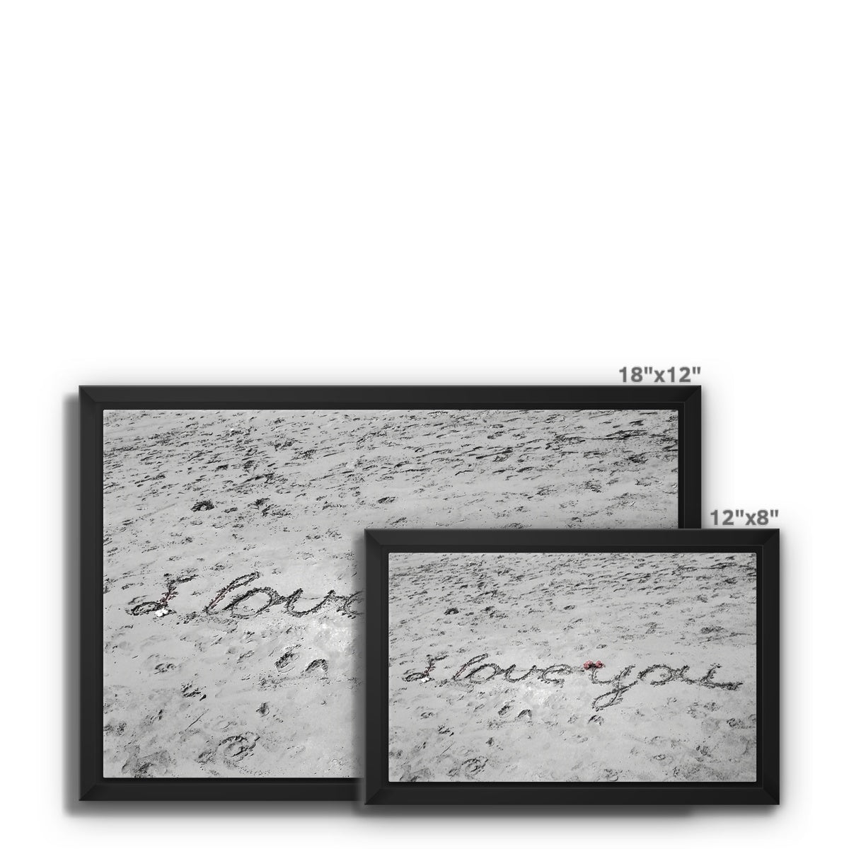 i love you Framed Canvas
