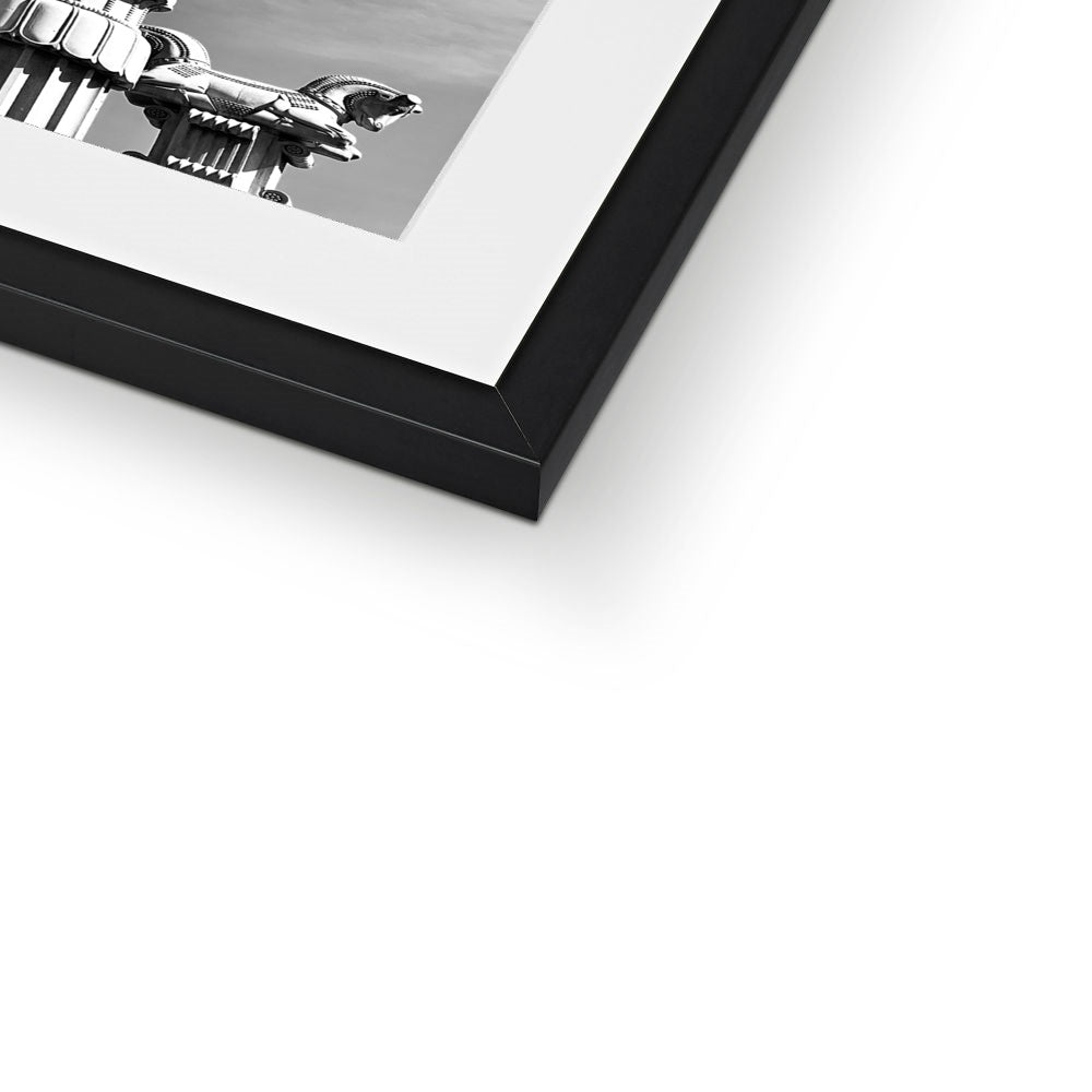 High Horse (b+w) Framed & Mounted Print