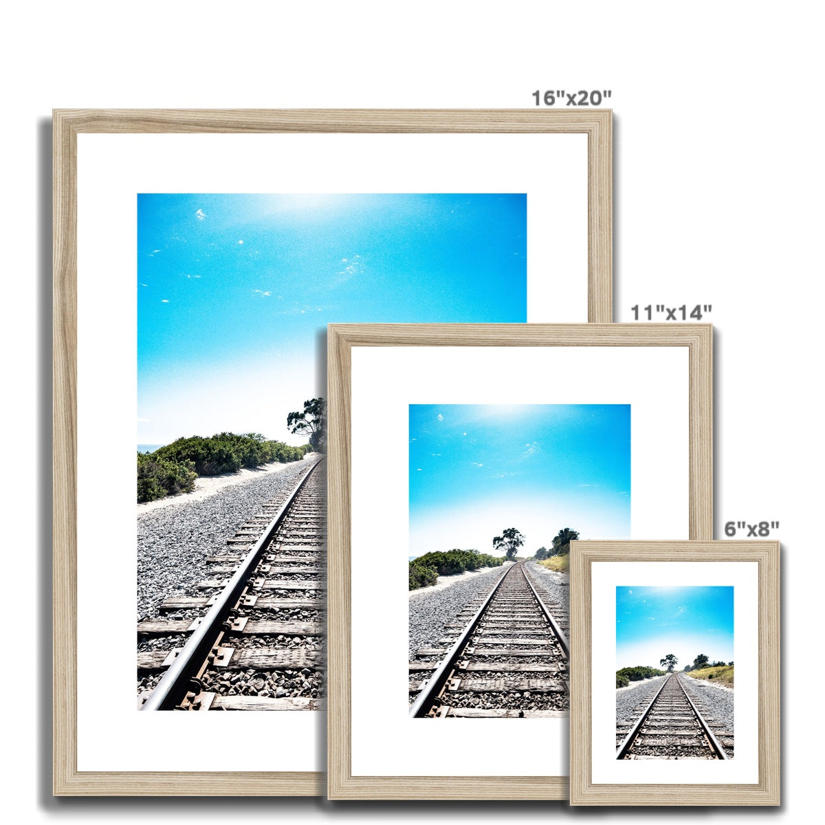 Pacific Surfliner Framed & Mounted Print