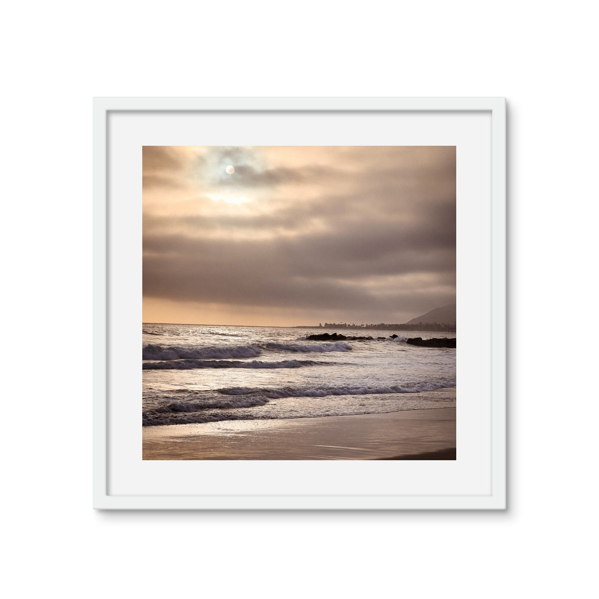 Moody Sunday Framed Photo Tile