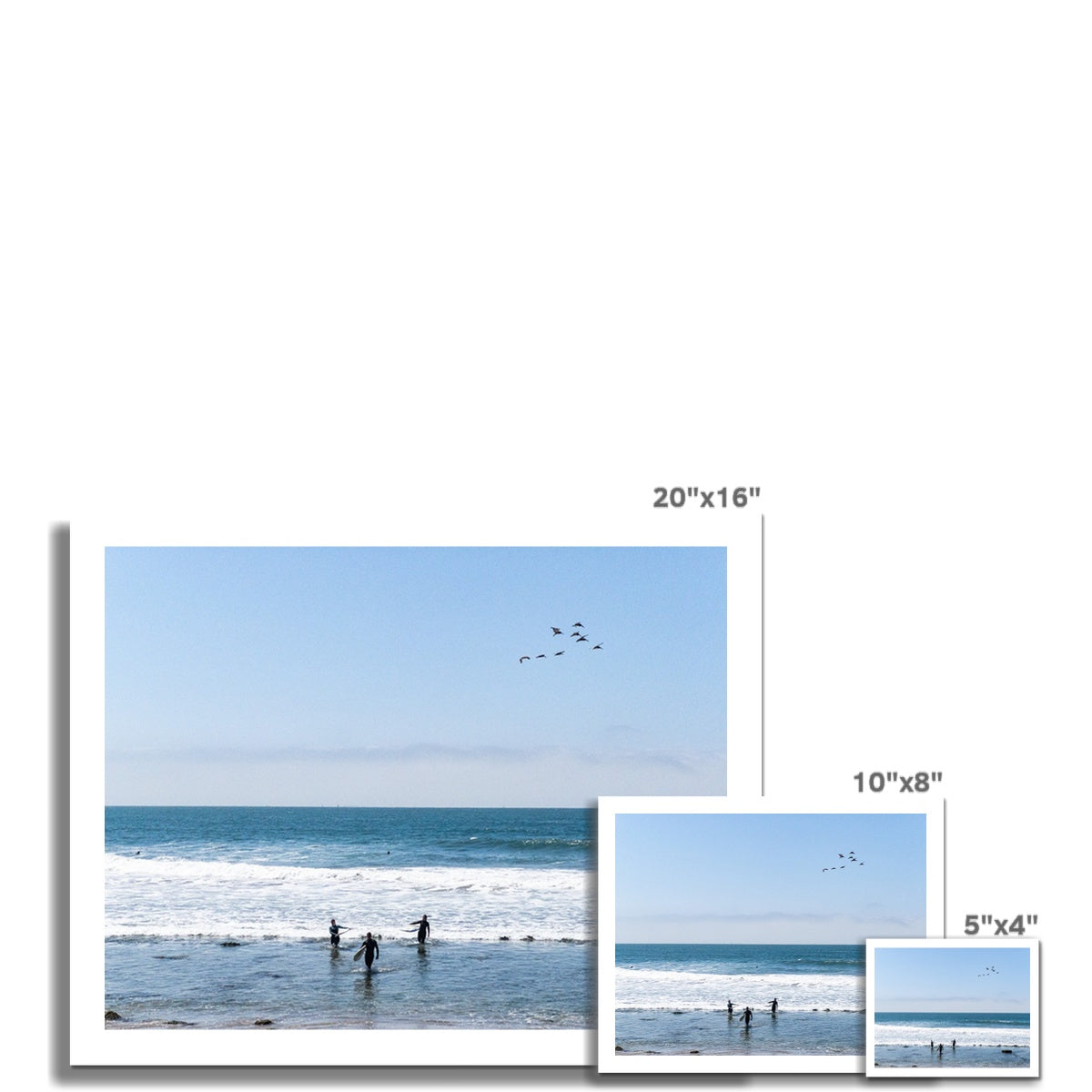 Flock of Surfers 2 C-Type Print