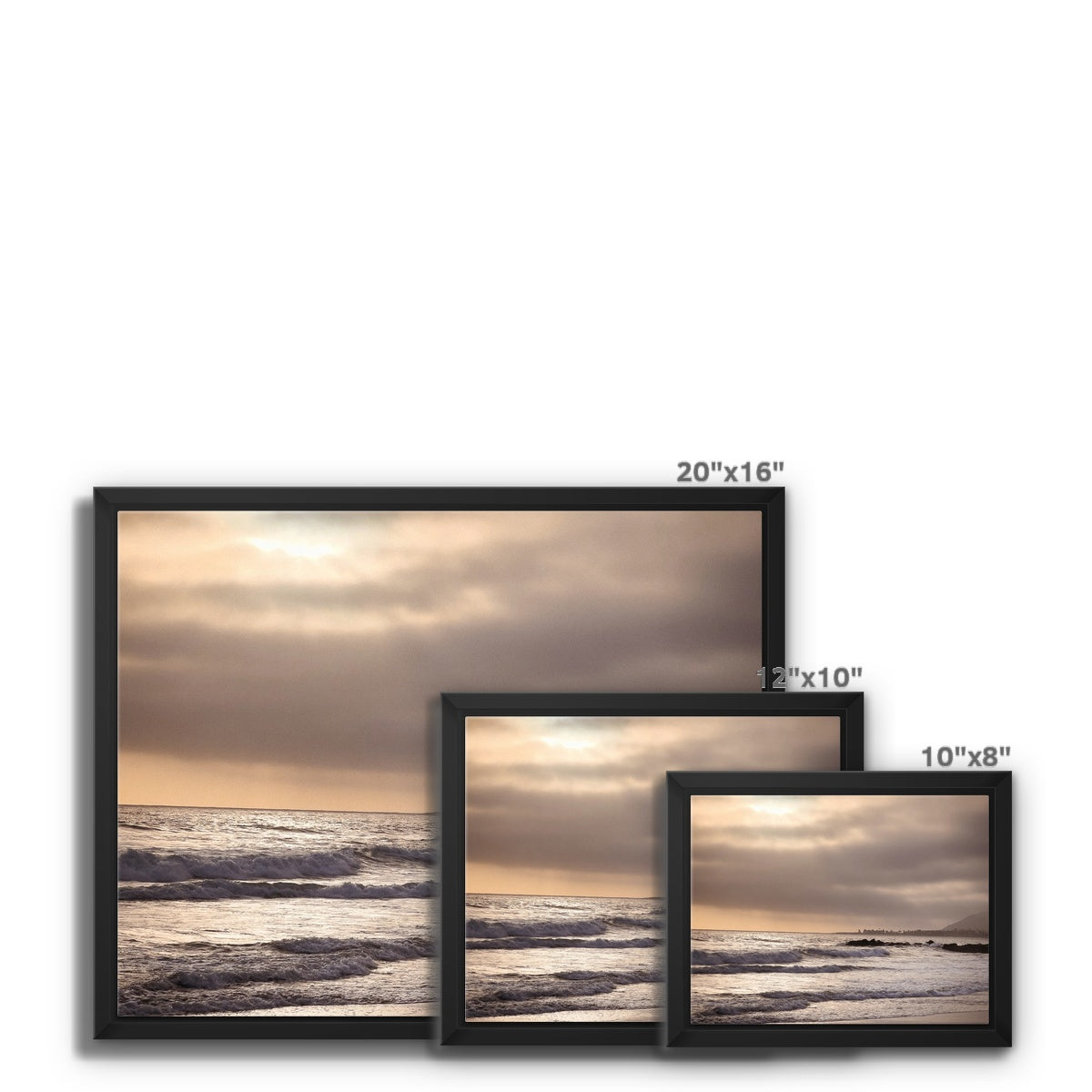 Moody Sunday Framed Canvas