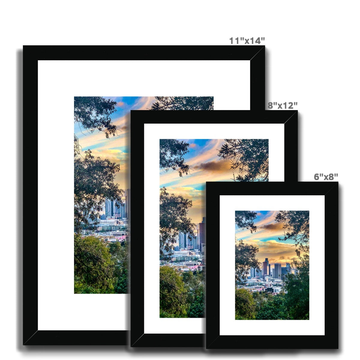 DTLA 2020 Framed & Mounted Print