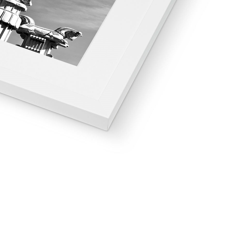 High Horse (b+w) Framed & Mounted Print