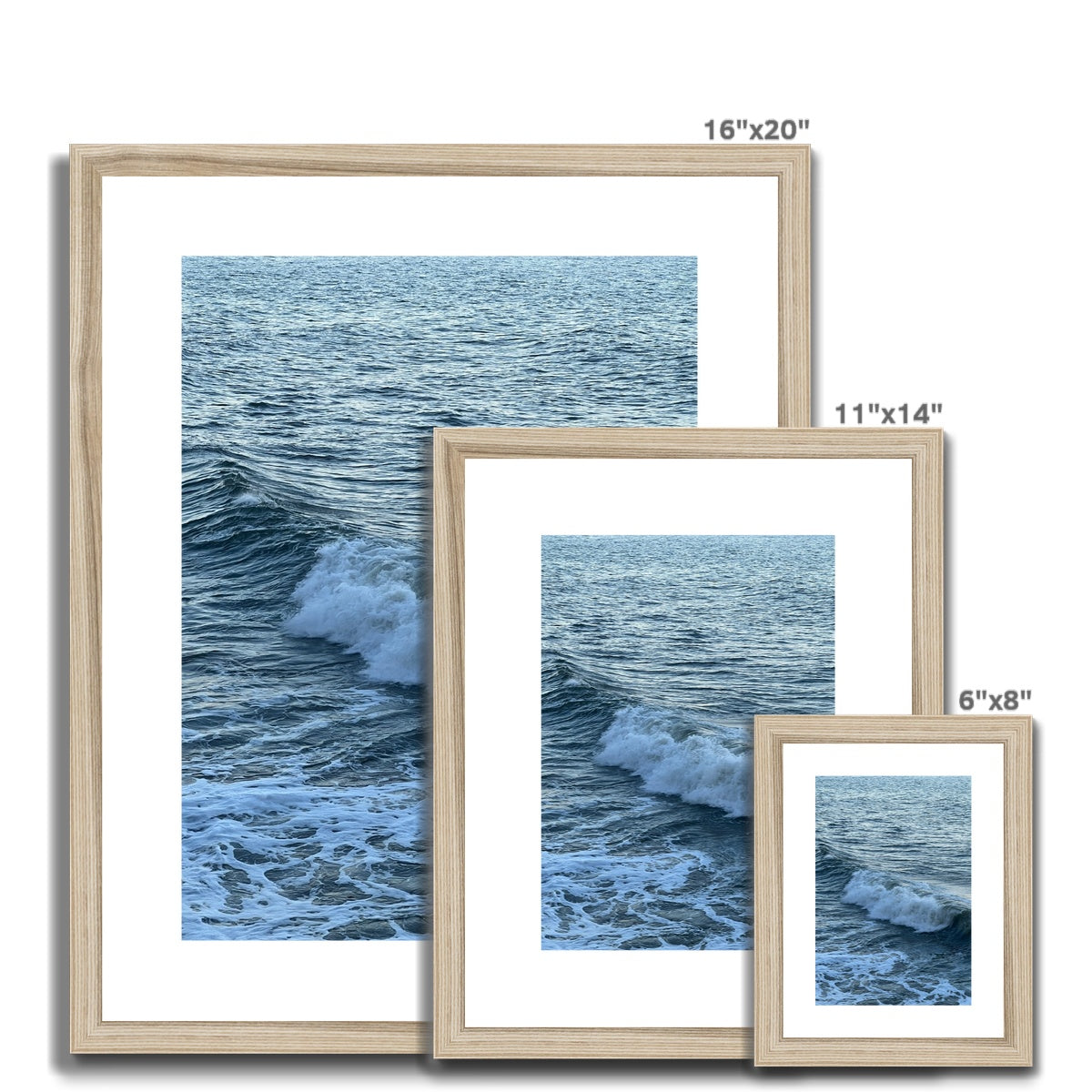 Wave Framed & Mounted Print