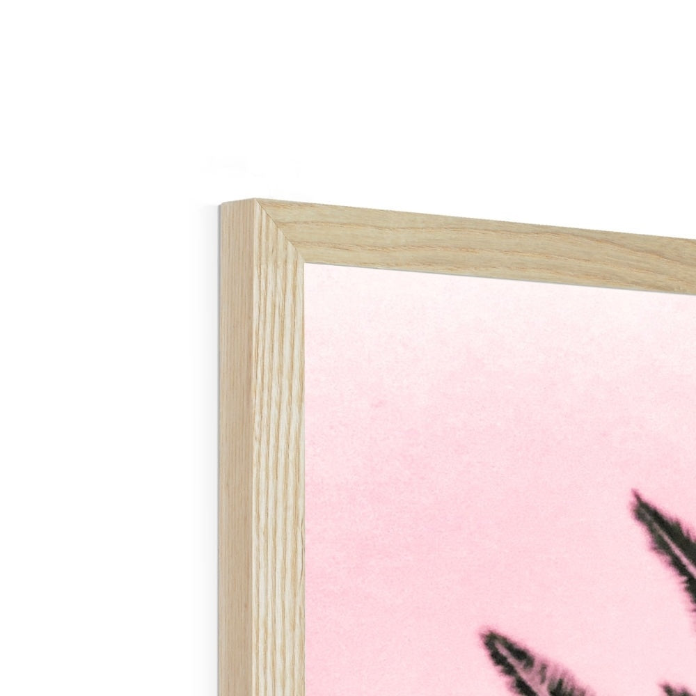 Pinky Palm Framed Print