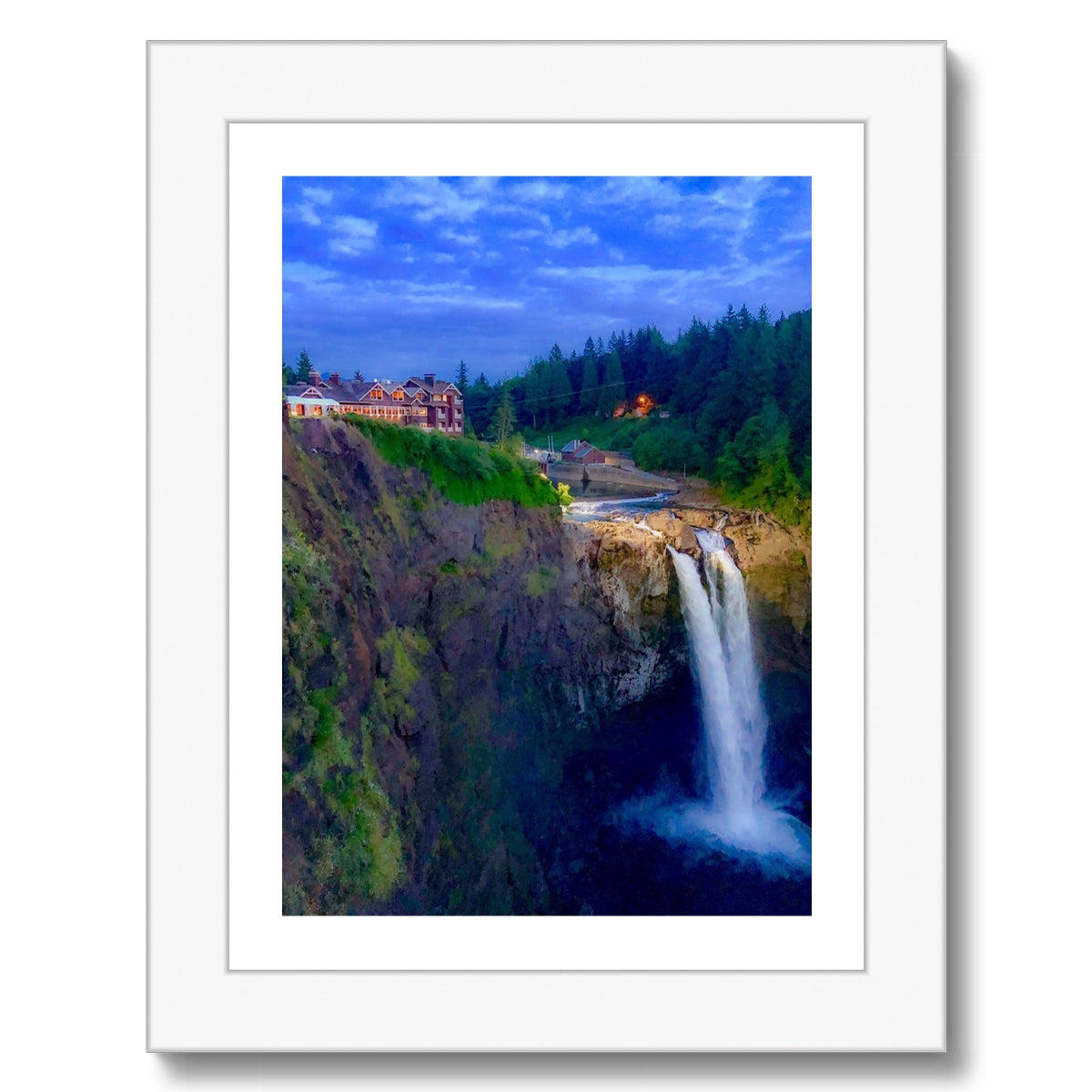 Snoqualmie Falls Framed Print