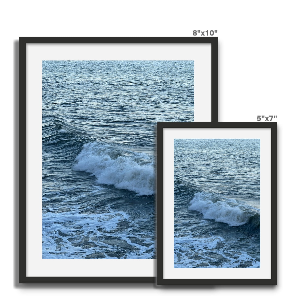 Wave Framed Photo Tile
