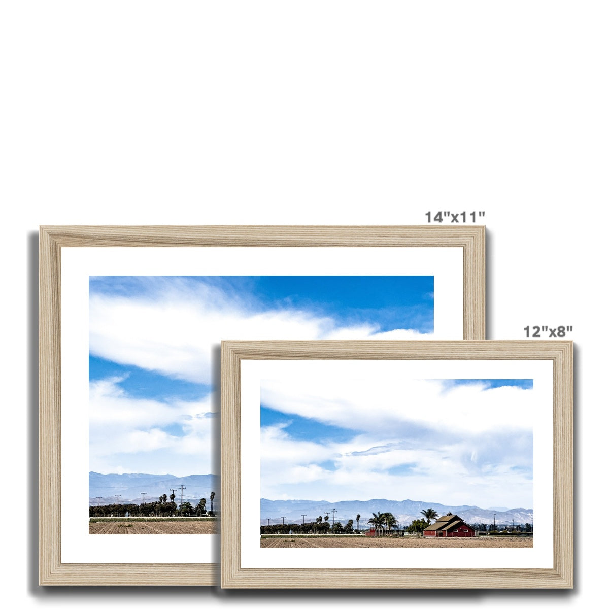 Little Red Barn Framed Print