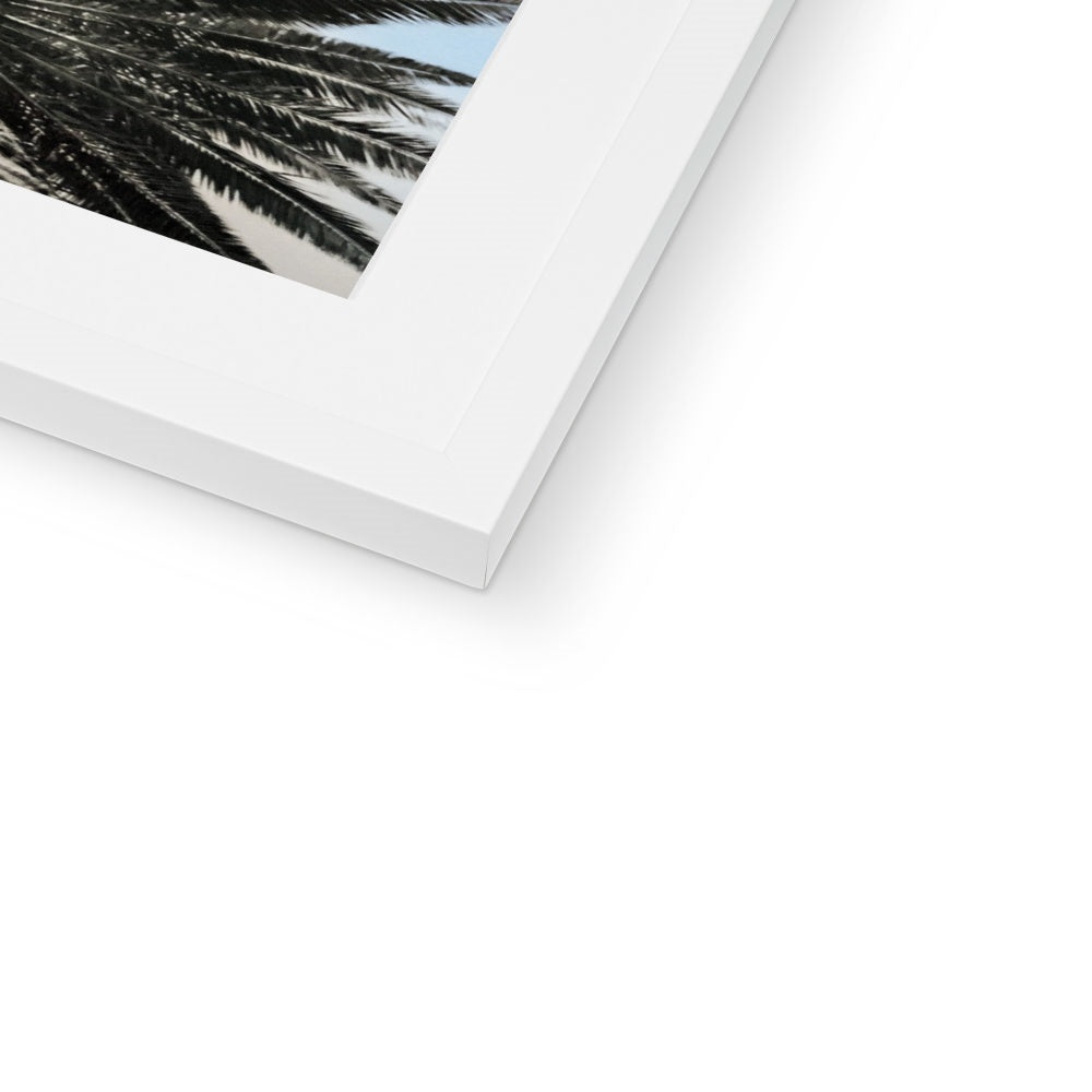 Bluey Palm Framed & Mounted Print