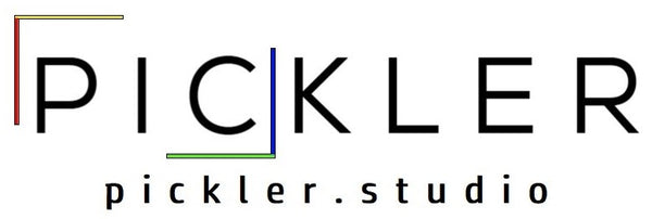the best online photography gallery for sale near me. pickler studio logo with pickler.studio url