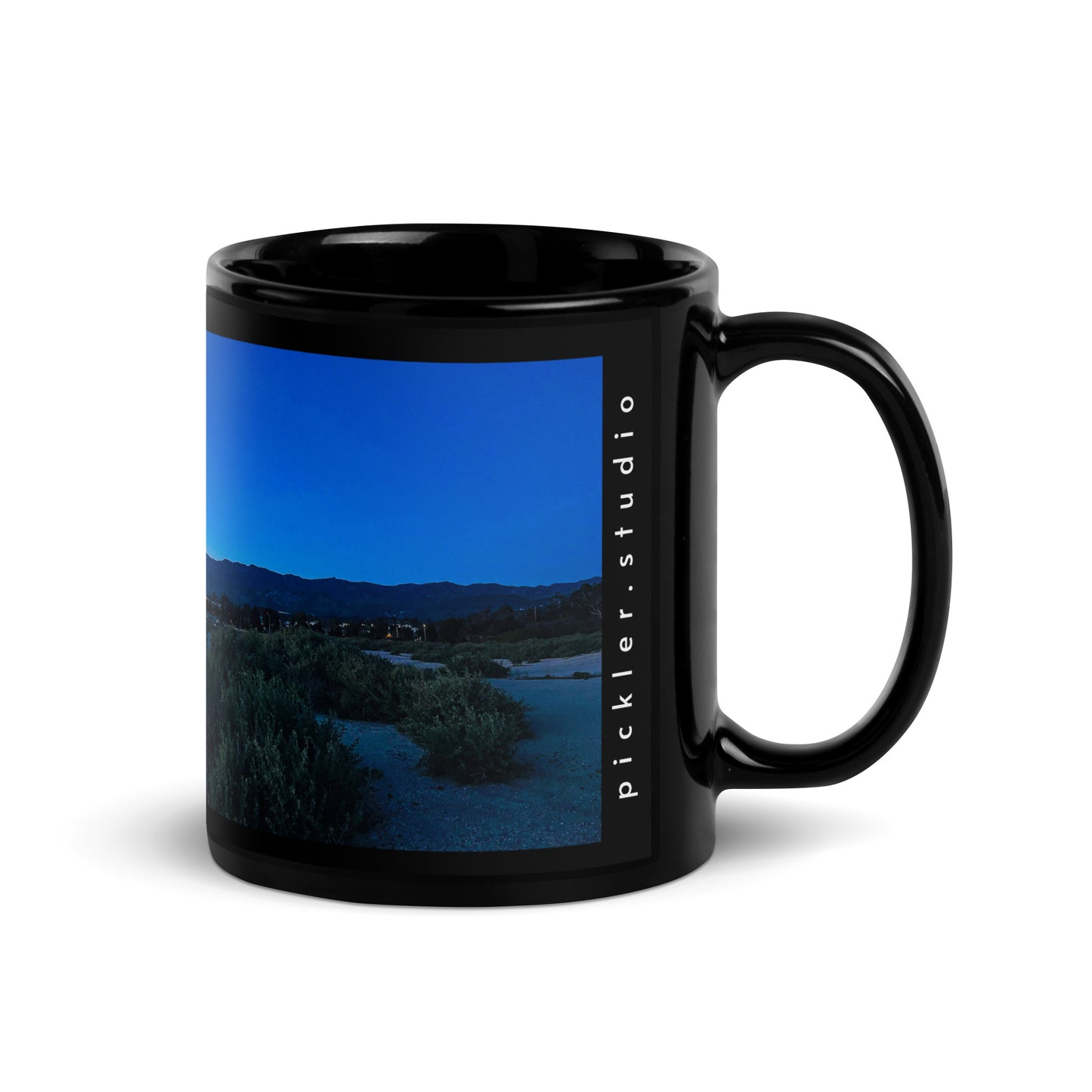 Twilight {a black glossy mug}