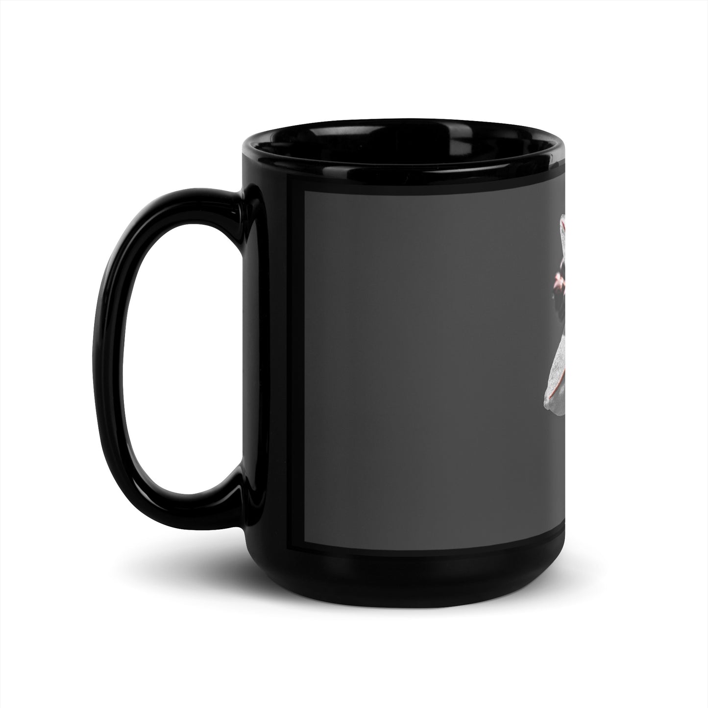 Serenity {a black glossy mug}