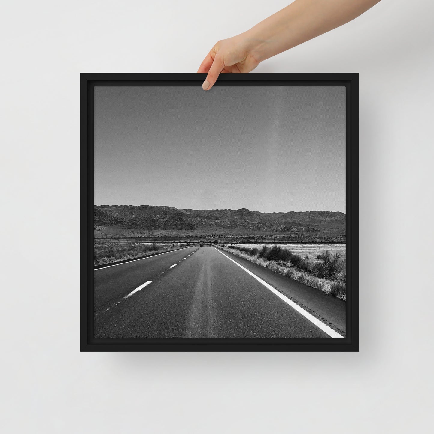 The Open Road {a framed canvas}