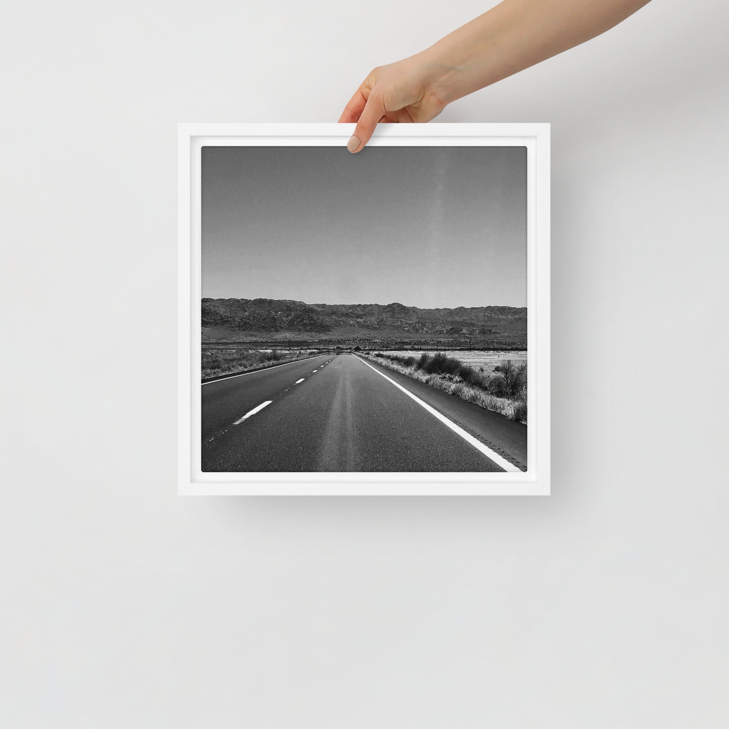 The Open Road {a framed canvas}