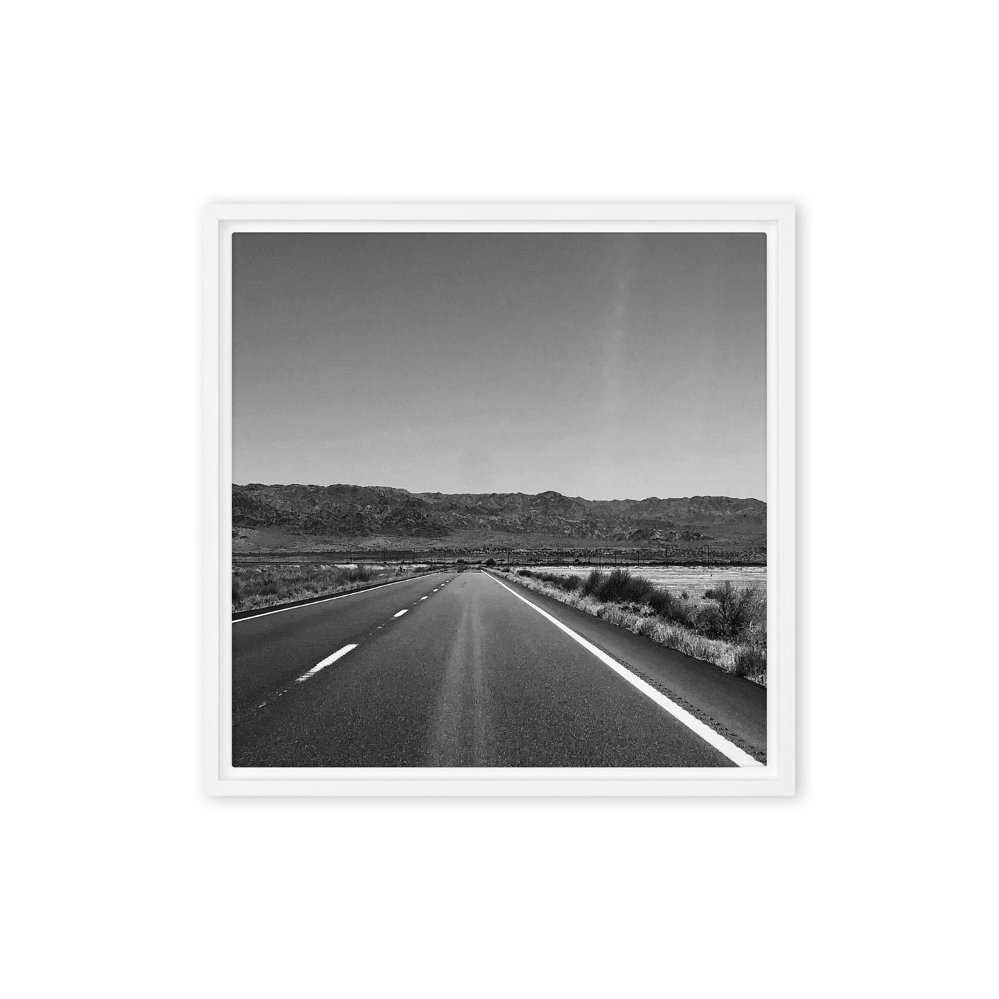The Open Road {a framed canvas}