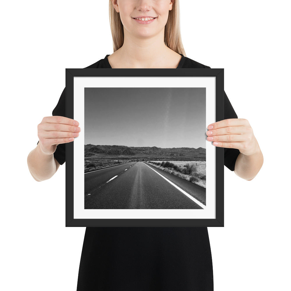 The Open Road {a framed photo paper poster}