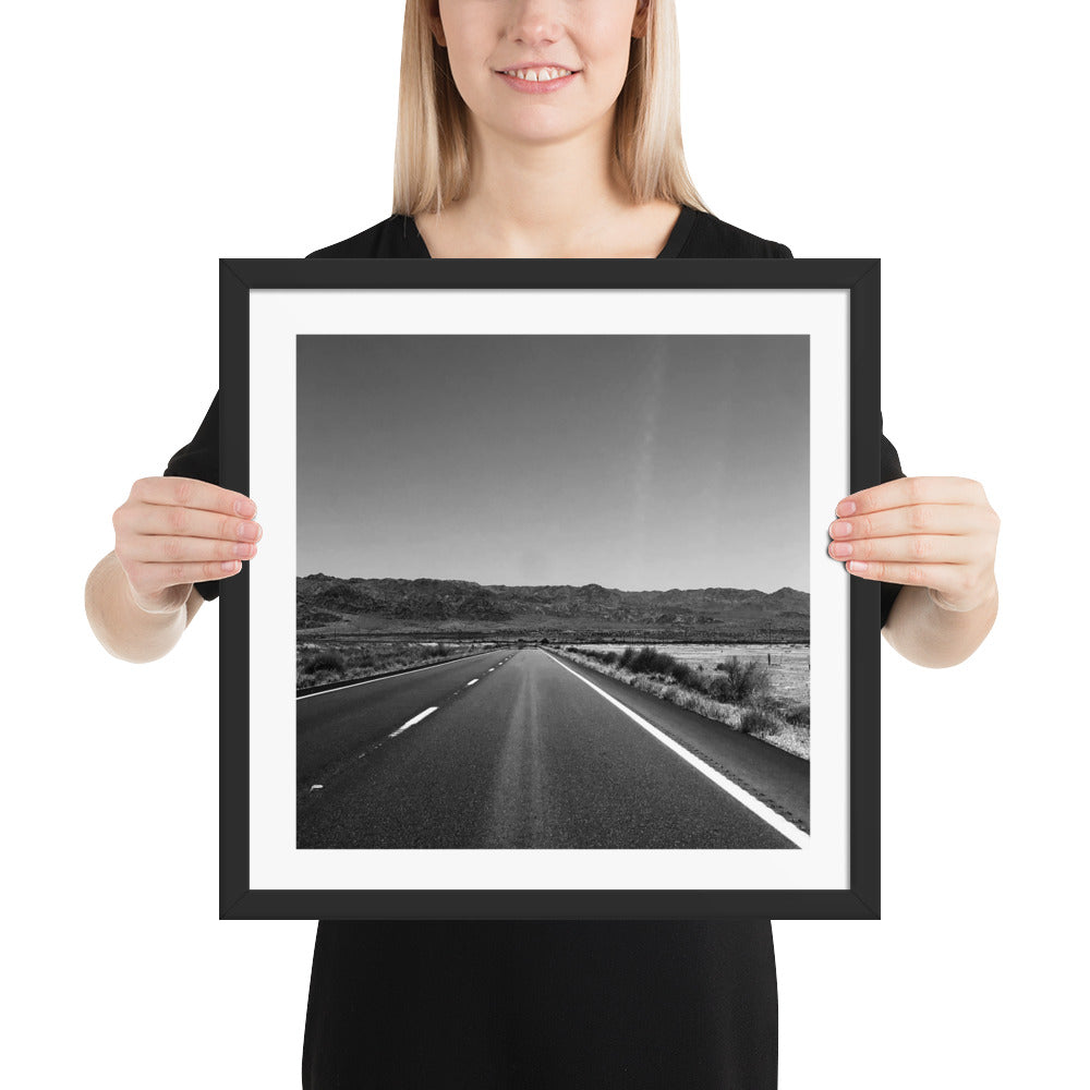 The Open Road {a framed photo paper poster}