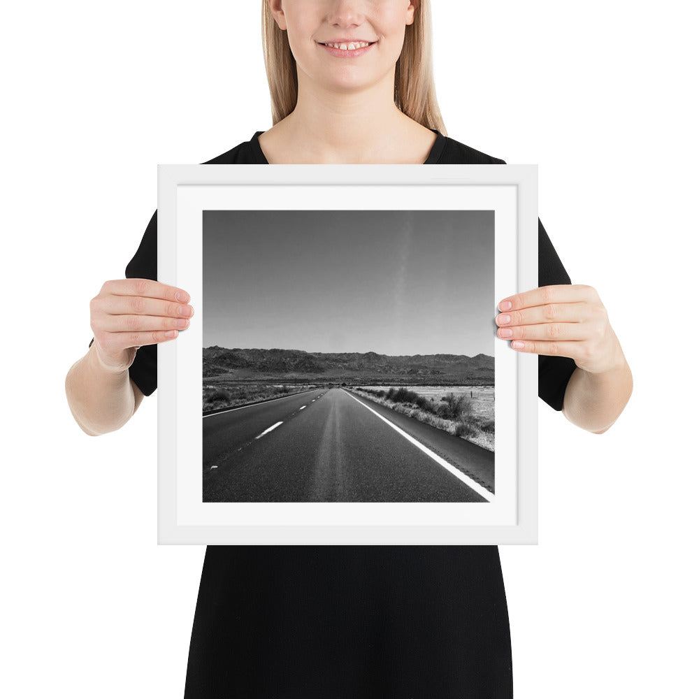 The Open Road {a framed photo paper poster}