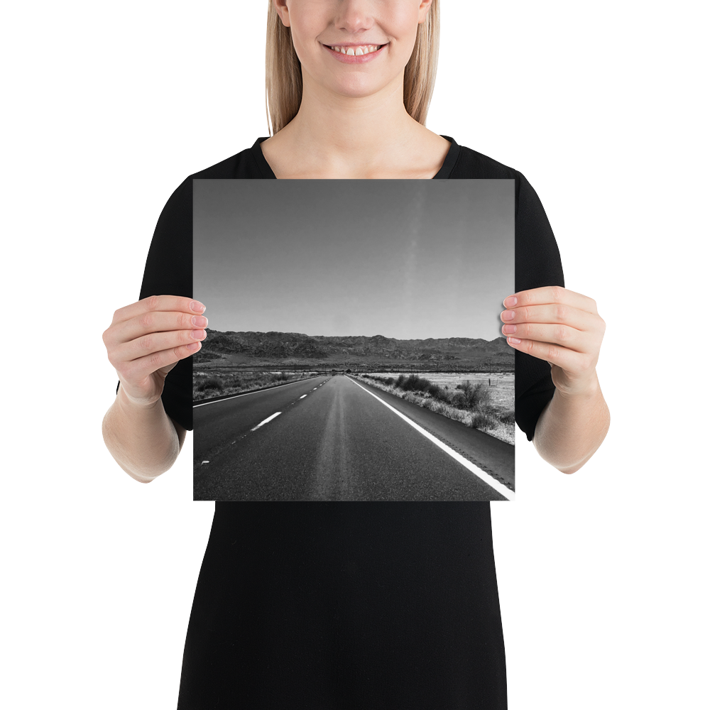 The Open Road {a photo paper poster}