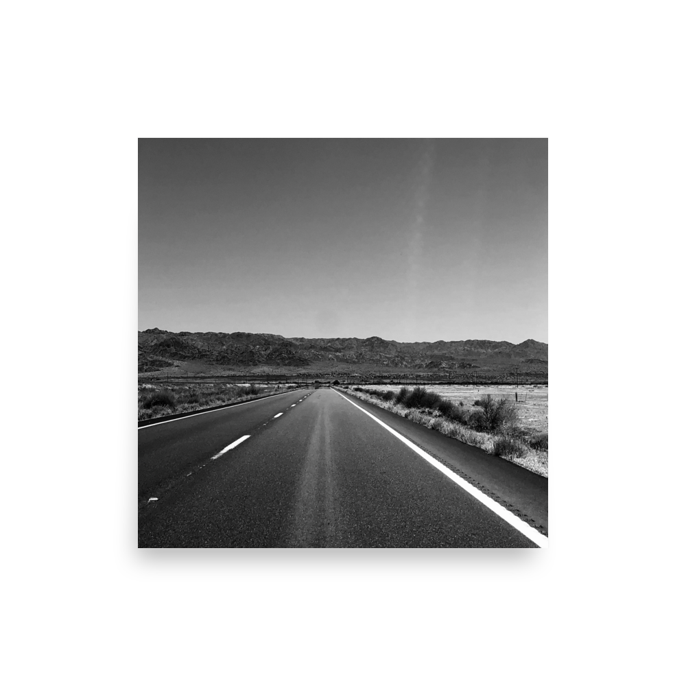 The Open Road {a photo paper poster}