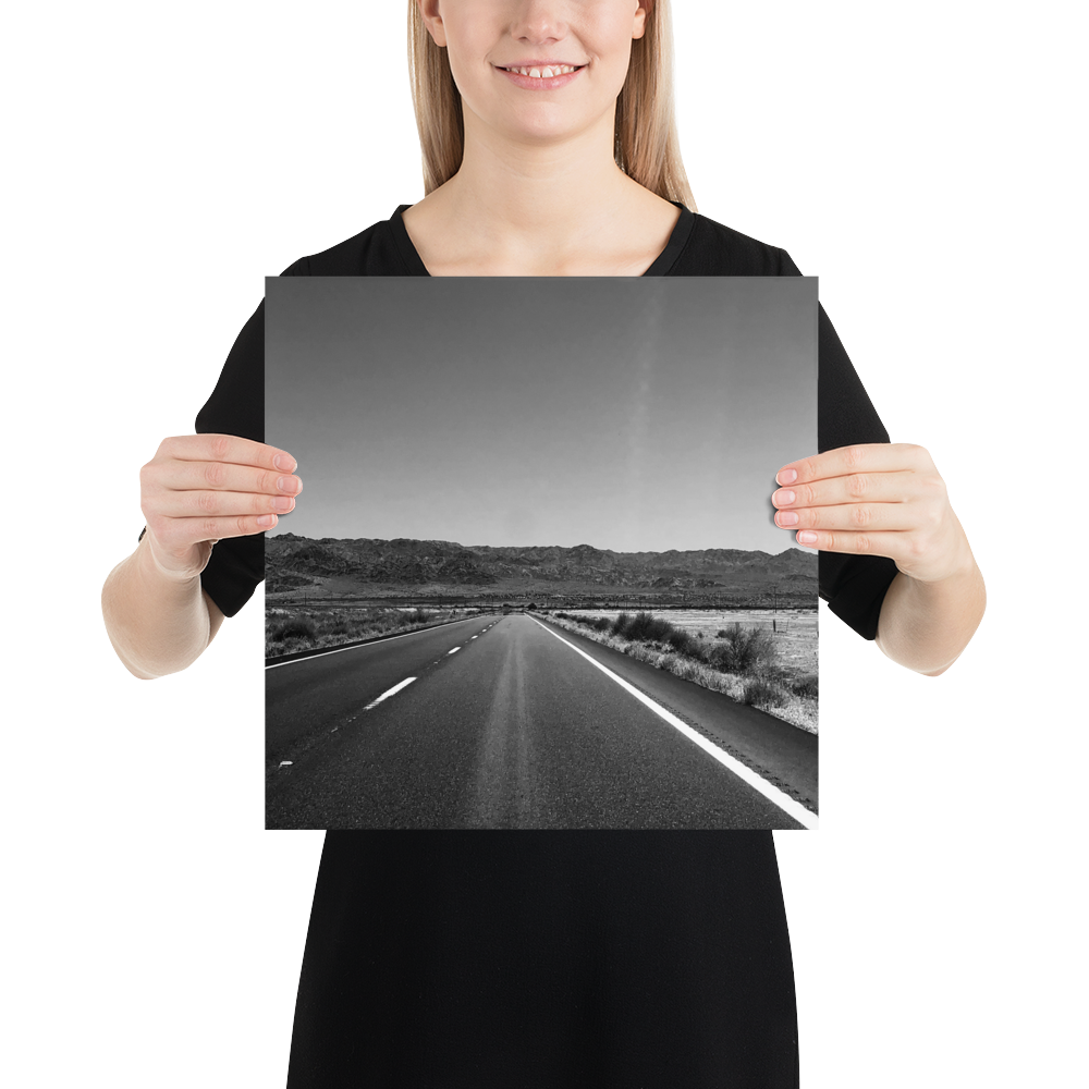 The Open Road {a photo paper poster}
