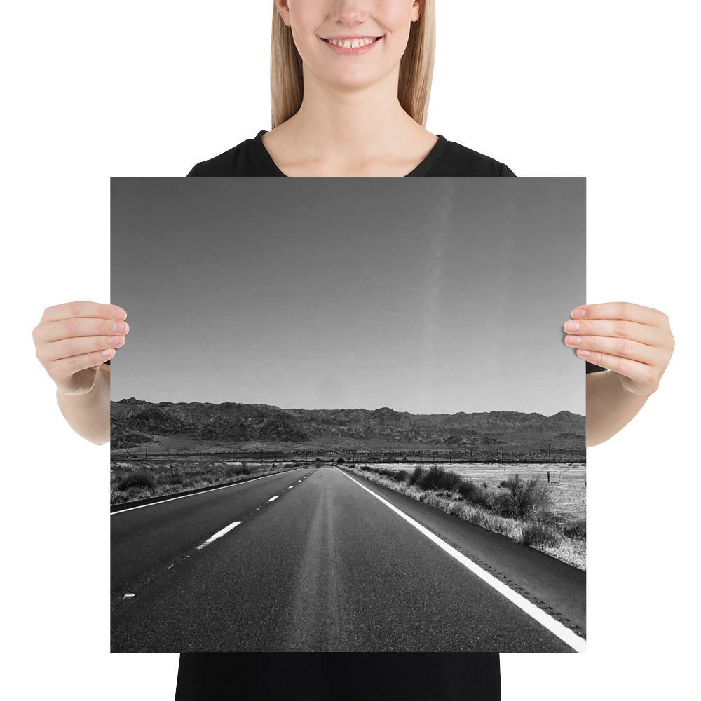 The Open Road {a photo paper poster}