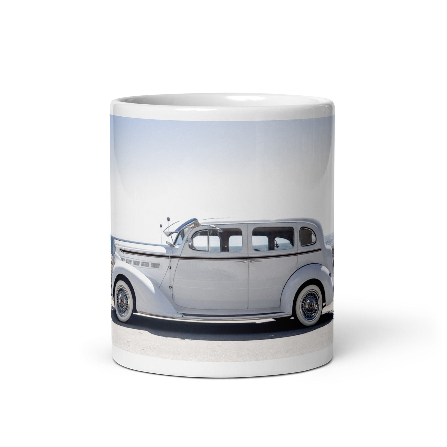 Balanced Beach Buggy {a white glossy mug}