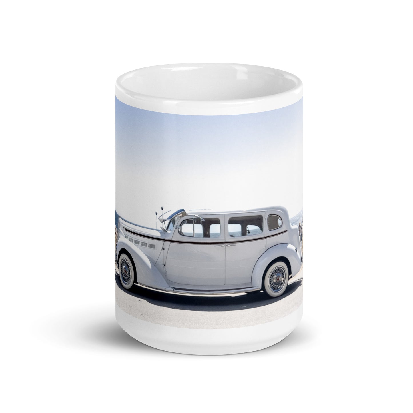 Balanced Beach Buggy {a white glossy mug}