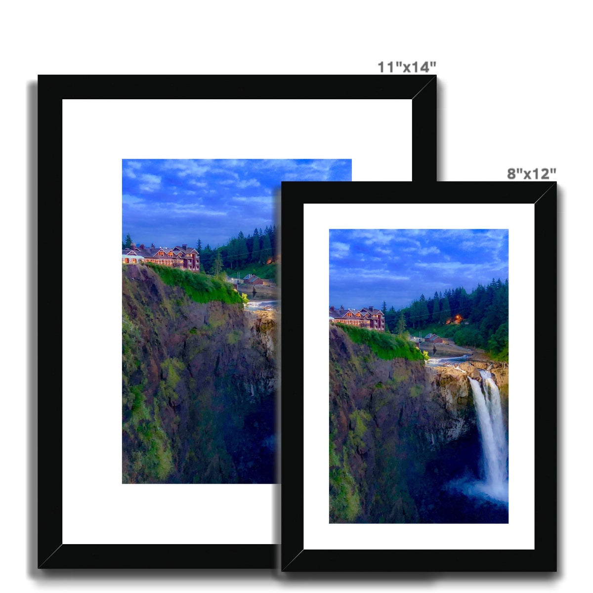 Snoqualmie Falls Framed & Mounted Print